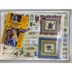 Current Sampler Cute Country Border & Home Sticker Vintage Craft Scrapbook